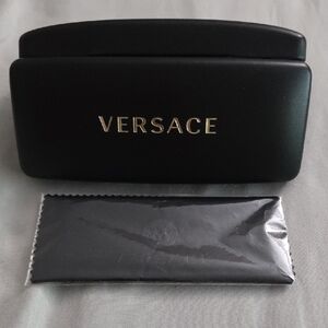 Versace Black Case with Gold Logo